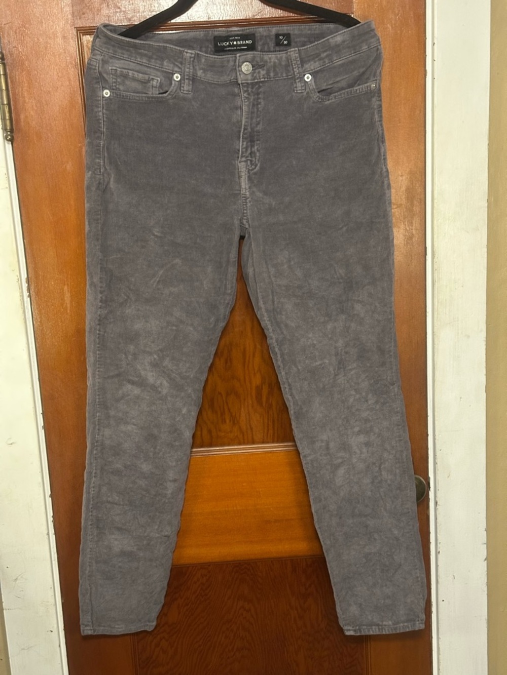 Lucky Brand Gray Corduroy Pants
